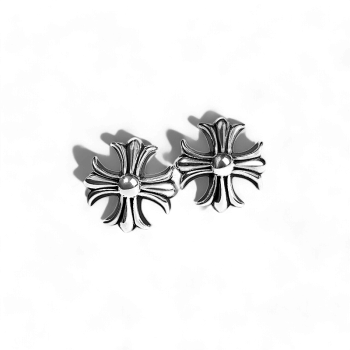 Chrome Hearts Cross Cut Out Stud Earring - Image 1
