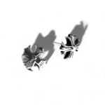 Chrome Hearts Cross Cut Out Stud Earring - Image 4