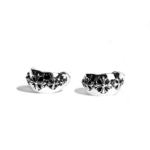 Chrome Hearts Plus Wide Hoop Earring