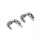 Chrome Hearts Plus Wide Hoop Earring - Image 4