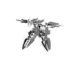 Chrome Hearts Spike Drop Earring - Image 5
