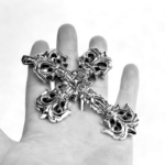 Chrome Hearts Large Filigree Cross Pendant - Image 4