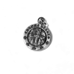 Chrome Hearts Round Angel Medallion Charm Pendant
