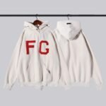 Fear of God Essentials Hoodie FG 'Cream-Heather' - Image 2