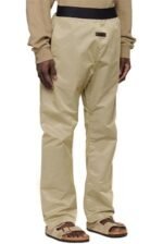 Essentials Tan Nylon Lounge Pants - Image 2