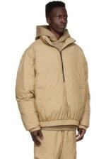Essentials Tan Polyester Jacket - Image 2