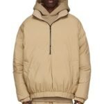 Essentials Tan Polyester Jacket