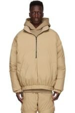Essentials Tan Polyester Jacket