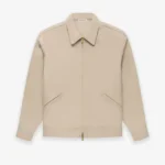 Fear of God Taupe Zip Denim Jacket 'Dusty Beige'