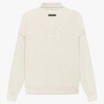 Fleece Polo Jersey 'Light-Oatmeal' - Image 2