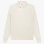 Fleece Polo Jersey 'Light-Oatmeal'