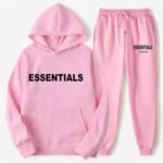 Fear Of God Essential Hooded Tracksuit 'Pink'