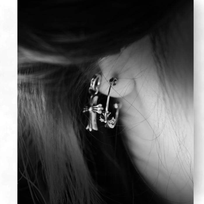Chrome Hearts Skinny Bangle Babyfat Earring - Image 8
