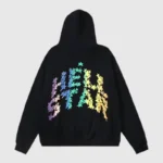Hellstar Records Hoodie 'Black' - Image 2
