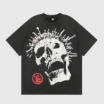 Hellstar Skull Washed T - Shirt Black