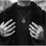 Chrome Hearts Oval Angel Medallion Charm Pendant - Image 2