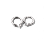Chrome Hearts Cross Plain Hoop Earring - Image 2