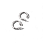 Chrome Hearts Cross Plain Hoop Earring - Image 3