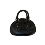 Chrome Hearts Leather Cross Patch Bowling Bag - Image 2