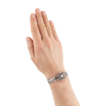 Chrome Hearts Double Floral Cross Bracelet - Image 7