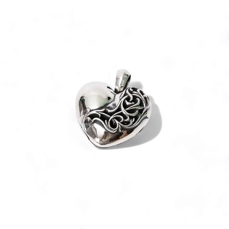 SG4rXYRiOu-Photoroom.png Chrome Hearts Heart Locket Pendant - Image 1