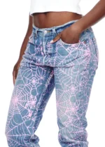 Sp5der AOP Vintage 501 Denim Jeans - Image 12