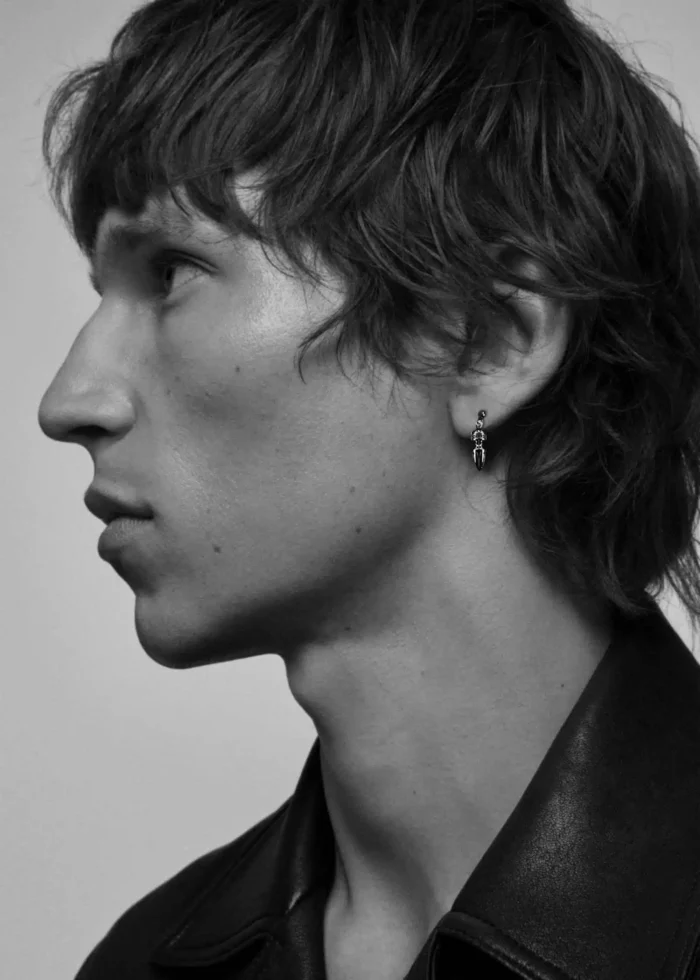 Chrome Hearts Spike Drop Earring - Image 2