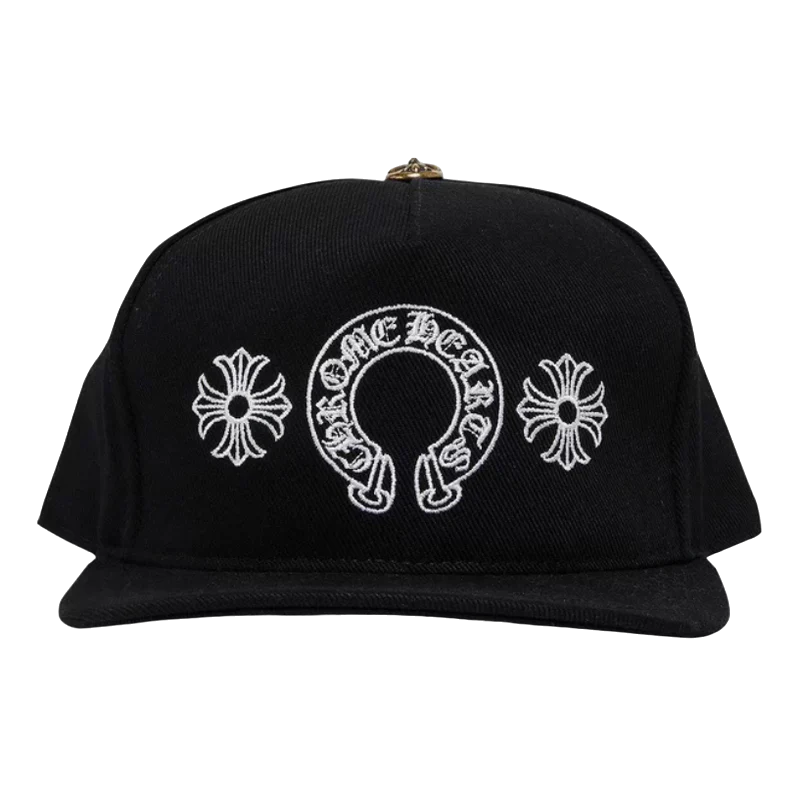 Screenshot2024-05-05180617_800x-Photoroom.png Chrome Hearts Horseshoe Denim Baseball Hat - Image 1