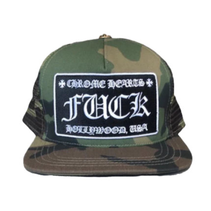 Chrome Hearts FUCK Hollywood Trucker Hat