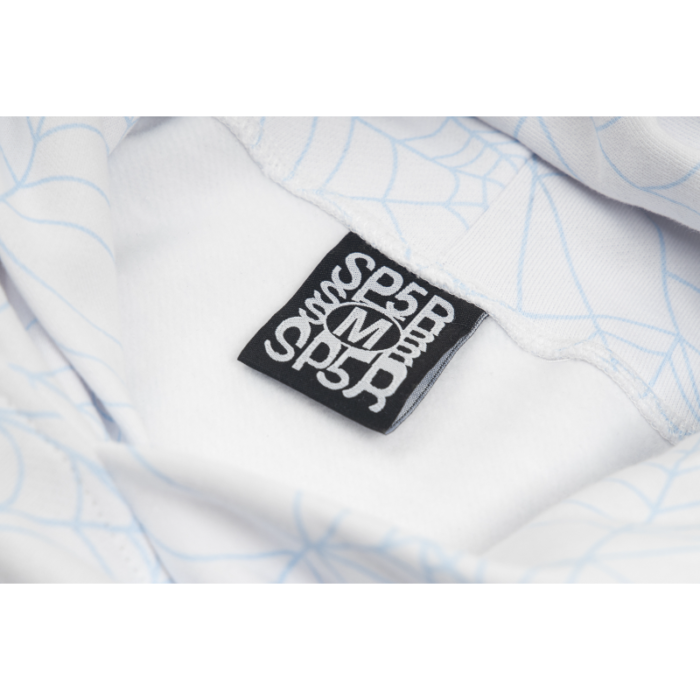 Sp5der AOP Web Hoodie 'Heather Grey' - Image 7