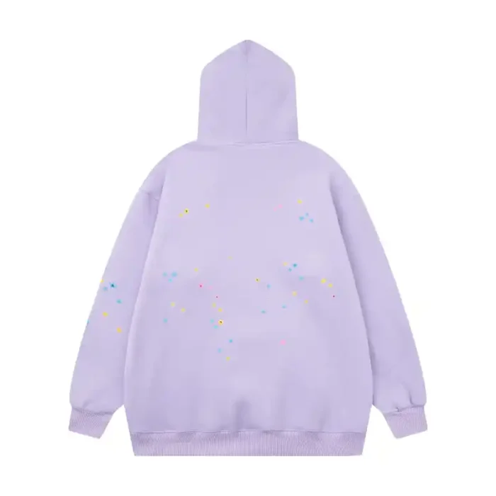 Sp5der Acai Hoodie 'Purple' - Image 2