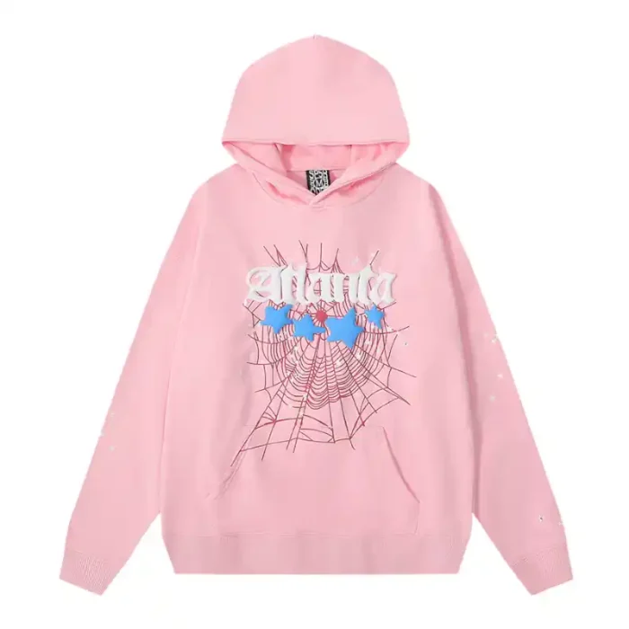 Sp5der Atlanta Hoodie 'Baby-Pink' - Image 1