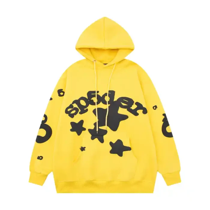 Sp5der Beluga Hoodie 'Gold' - Image 1