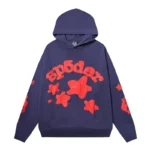 Sp5der Beluga Hoodie 'Navy-Blue'