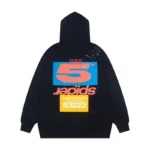 Sp5der Cropped Hoodie 'Black' - Image 2