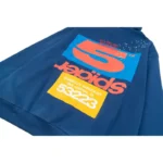 Sp5der Cropped Hoodie 'Navy-Blue' - Image 8