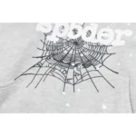 Sp5der I Heart SP5 Souvenir Hoodie 'Gray' - Image 7