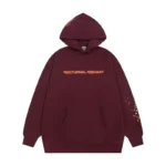 Sp5der Nocturnal Highway Hoodie 'Maroon'