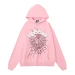 Sp5der OG Web Hoodie 'Pink'