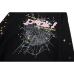 Sp5der P*NK Hoodie 'Black' - Image 3