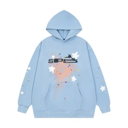 Sp5der SP5 Bellini Hoodie 'Baby-Blue'