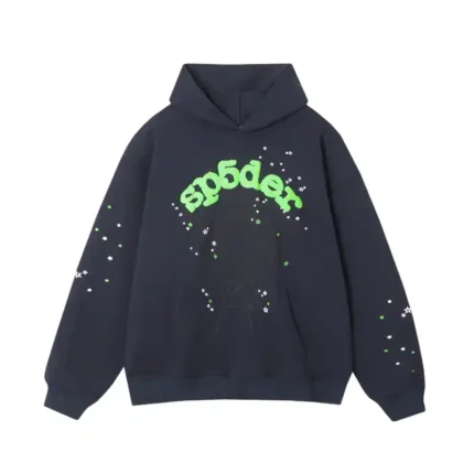 Sp5der Wait Web Hoodie 'Slate Grey'