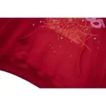 Sp5der Worldwide Red Angel Number 555 Hoodie 'Red' - Image 6