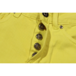 Chrome Hearts Paris Exclusive Levi’s Cross Patch Yellow Jeans - Image 4