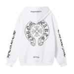 Chrome hearts Horseshoe Dark Pattern Logo Hoodie - Image 3