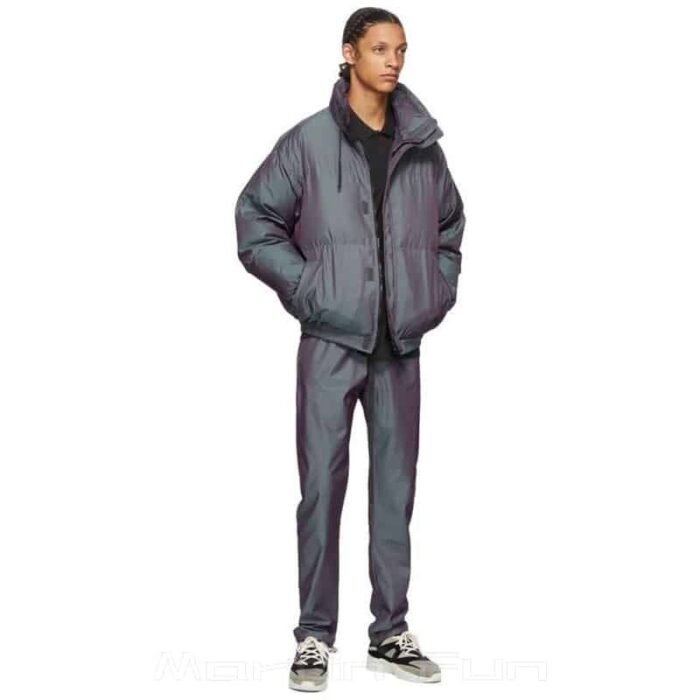 Fear of God Baggy Nylon Lounge Pants 'Purple-Iridescent' - Image 4