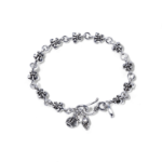 Chrome Hearts Cross Scout Flower Bracelet