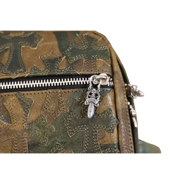 Chrome Hearts 7th Grade Camo Cross Patch Backpack - Image 5