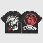 Hellstar Skull Washed T - Shirt Black - Image 8