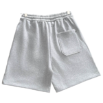 Chrome Hearts Gray Leather Cross Patch Pocket Shorts - Image 2